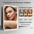 Boroyal MC46AD – drei Lichtfarben mit Kaltweiß 6000 K und dimmbarer Helligkeit